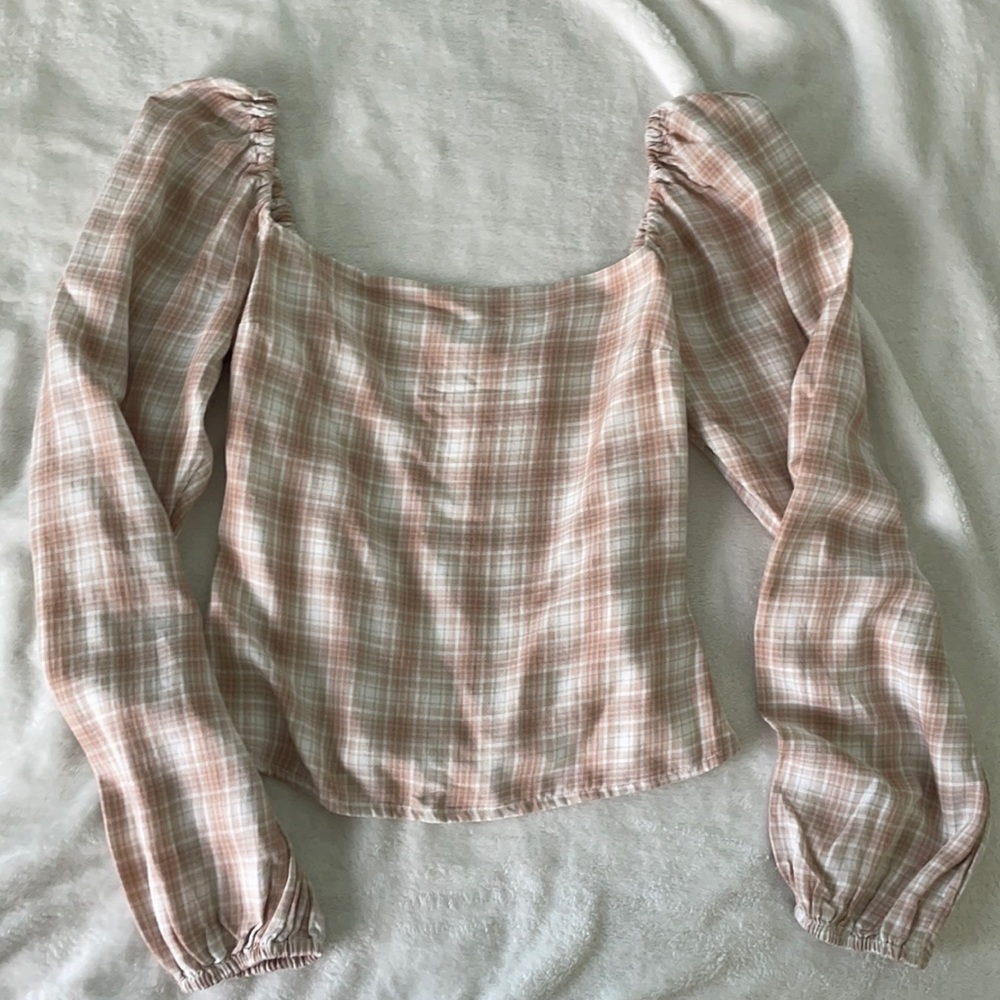 Abercrombie and Fitch Square neck blouse